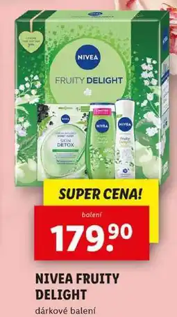 Lidl NIVEA FRUITY DELIGHT dárkové balení nabídka