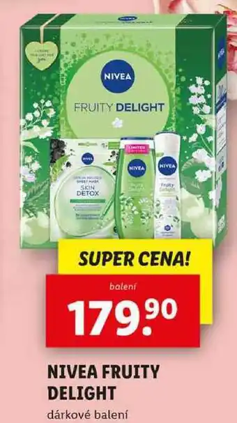 Lidl NIVEA FRUITY DELIGHT dárkové balení nabídka