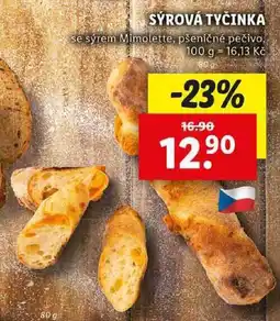 Lidl SÝROVÁ TYČINKA, 80 g nabídka