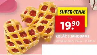 Lidl KOLÁČ S JAHODAMI, 132 g nabídka