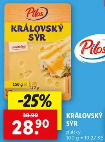 Lidl KRÁLOVSKÝ SÝR, 150 g nabídka