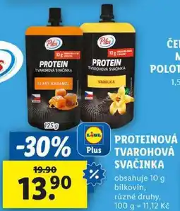 Lidl PROTEINOVÁ TVAROHOVÁ SVAČINKA, 125 g nabídka