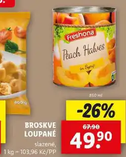 Lidl BROSKVE LOUPANÉ, 850 ml nabídka