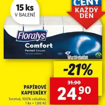 Lidl PAPÍROVÉ KAPESNÍKY, 15x 10 útržků nabídka