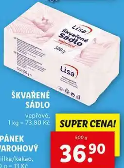 Lidl ŠKVAŘENÉ SÁDLO, 500 g nabídka