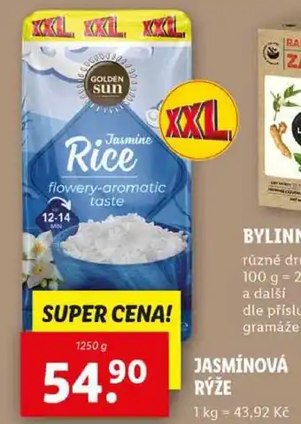 Lidl JASMÍNOVÁ RÝŽE, 1250 g nabídka