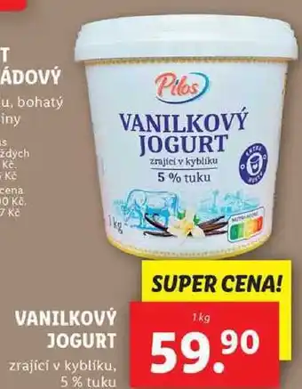 Lidl VANILKOVÝ JOGURT, 1 kg nabídka