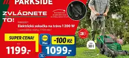 Lidl Elektrická sekačka na trávu 1 200 W nabídka