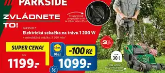 Lidl Elektrická sekačka na trávu 1 200 W nabídka