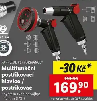 Lidl Multifunkční postřikovací hlavice/postřikovač nabídka