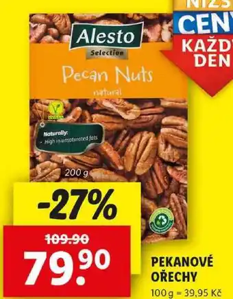 Lidl PEKANOVÉ OŘECHY, 200 g nabídka