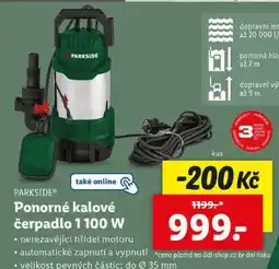 Lidl Ponorné kalové čerpadlo 1100 W nabídka