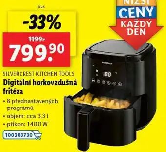 Lidl Digitální horkovzdušná fritéza nabídka