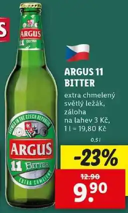 Lidl ARGUS 11 BITTER, 0,5 l nabídka