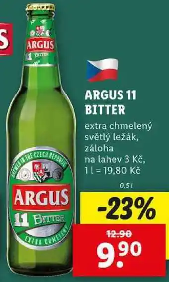 Lidl ARGUS 11 BITTER, 0,5 l nabídka