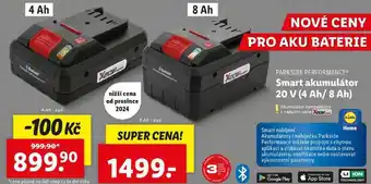 Lidl Smart akumulátor 20 V (4 Ah/ 8 Ah) nabídka