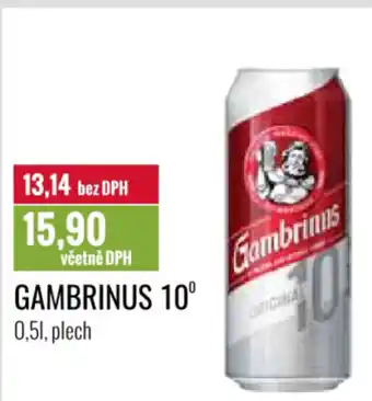 Ratio GAMBRINUS 10° nabídka