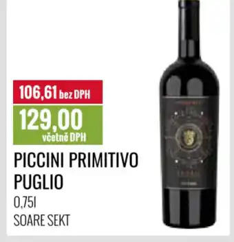 Ratio Piccini Primitivo Puglio nabídka