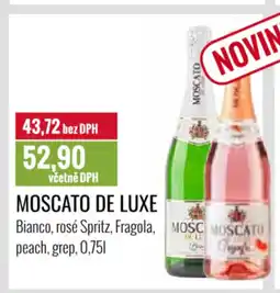 Ratio MOSCATO DE LUXE nabídka