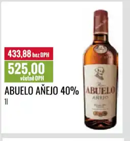 Ratio ABUELO AÑEJO 40% nabídka