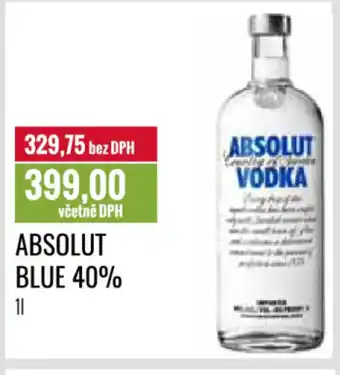 Ratio ABSOLUT Blue 40% nabídka