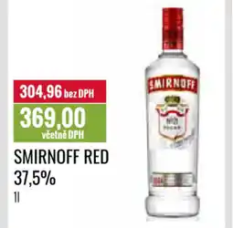 Ratio SMIRNOFF Red 37,5% nabídka