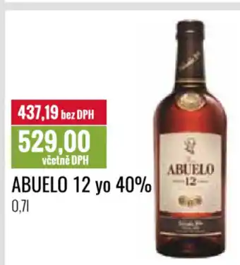 Ratio ABUELO 12 yo 40% nabídka