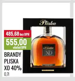 Ratio BRANDY PLISKA XO 40% nabídka