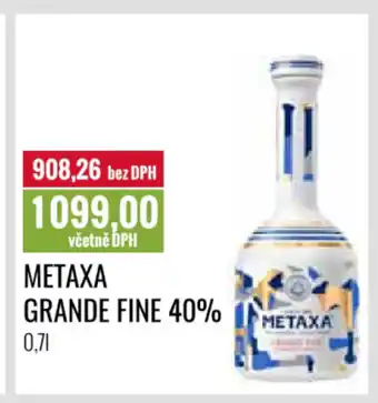 Ratio METAXA Grande fine 40% nabídka