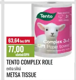 Ratio TENTO Complex role nabídka