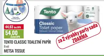 Ratio TENTO Classic toaletní papír nabídka