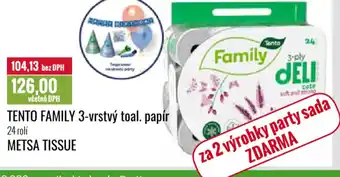 Ratio TENTO Family 3-vrstvý toal. papír nabídka