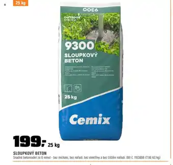 OBI CEMIX Sloupkový beton nabídka