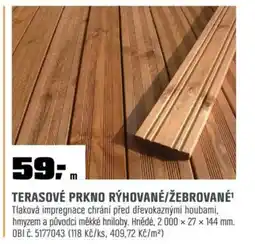 OBI Terasové prkno Rýhované/žebrované¹ nabídka