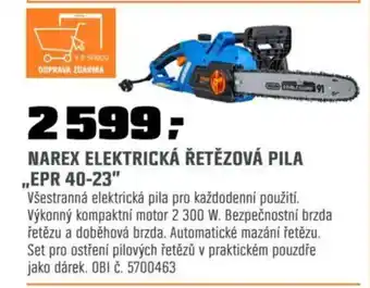 OBI Narex elektrická řetězová pila „EPR 40-23" nabídka