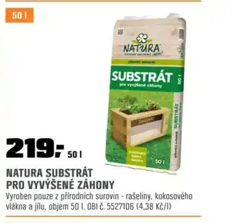 OBI Natura substrát pro vyvýšené záhony nabídka