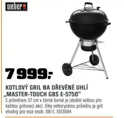 OBI Kotlový gril na dřevěné uhlí ,,Master-touch GBS E-5750" nabídka