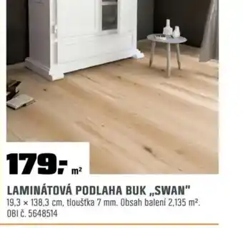 OBI Laminátová podlaha buk,,Swan" nabídka