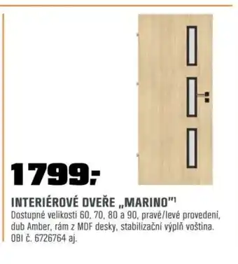 OBI Interiérové dveře,,Marino" nabídka