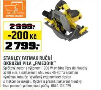 OBI STANLEY Fatmax ruční okružní pila „,FM301K" nabídka