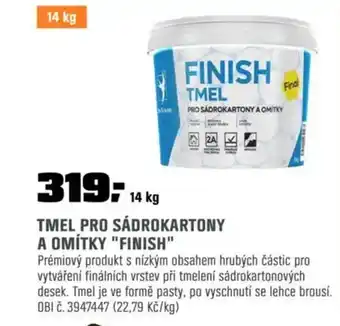 OBI Tmel pro sádrokartony a omítky "Finish" nabídka