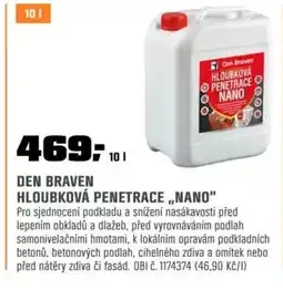 OBI Den braven hloubková penetrace,,Nano" nabídka