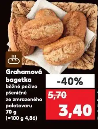 Kaufland Grahamová bagetka nabídka