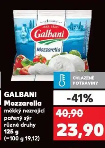 Kaufland GALBANI Mozzarella nabídka