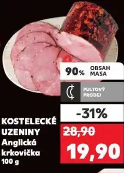 Kaufland Kostelecké uzeniny Anglická krkovička nabídka