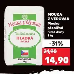 Kaufland Mouka z Věrovan Mouka pšeničná nabídka