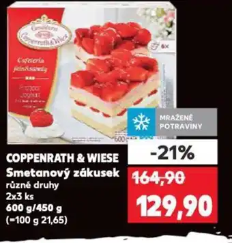 Kaufland COPPENRATH & WIESE Smetanový zákusek nabídka