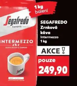 Kaufland SEGAFREDO Zrnková Κάνα Intermezzo nabídka