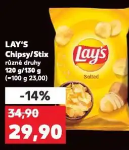 Kaufland LAY'S Chipsy/Stix nabídka