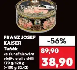 Kaufland FRANZ JOSEF KAISER Tuňák nabídka